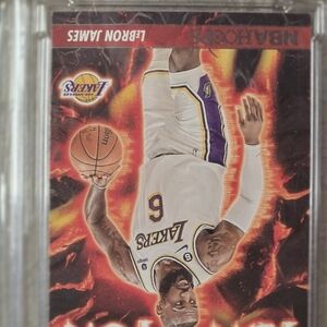 Grade10 Mint LeBron James Basketball Card - White and Purple